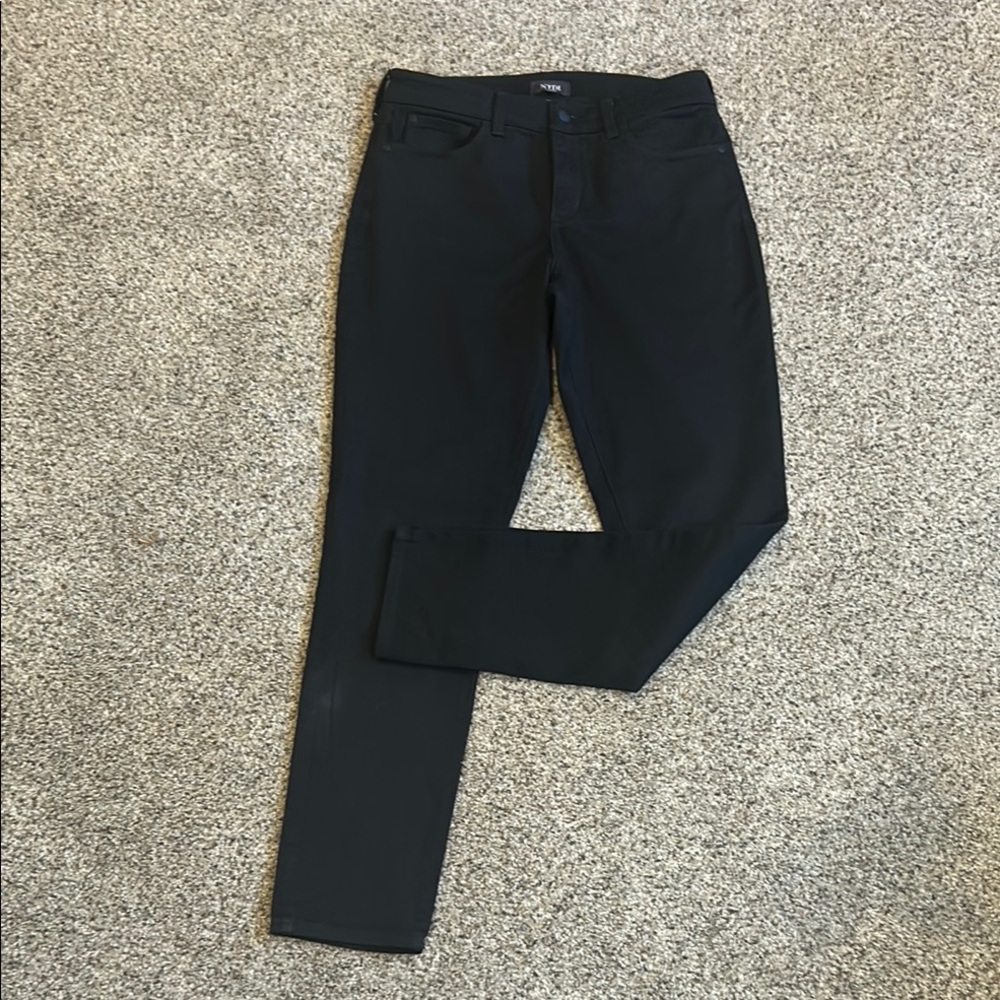 NYDJ Black Alina Legging Denim Jeans 10